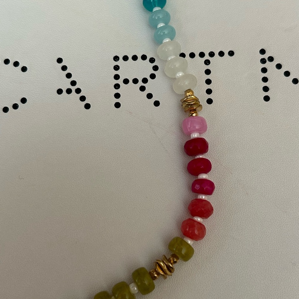 New Multi Stone Stackable Necklace - image 3